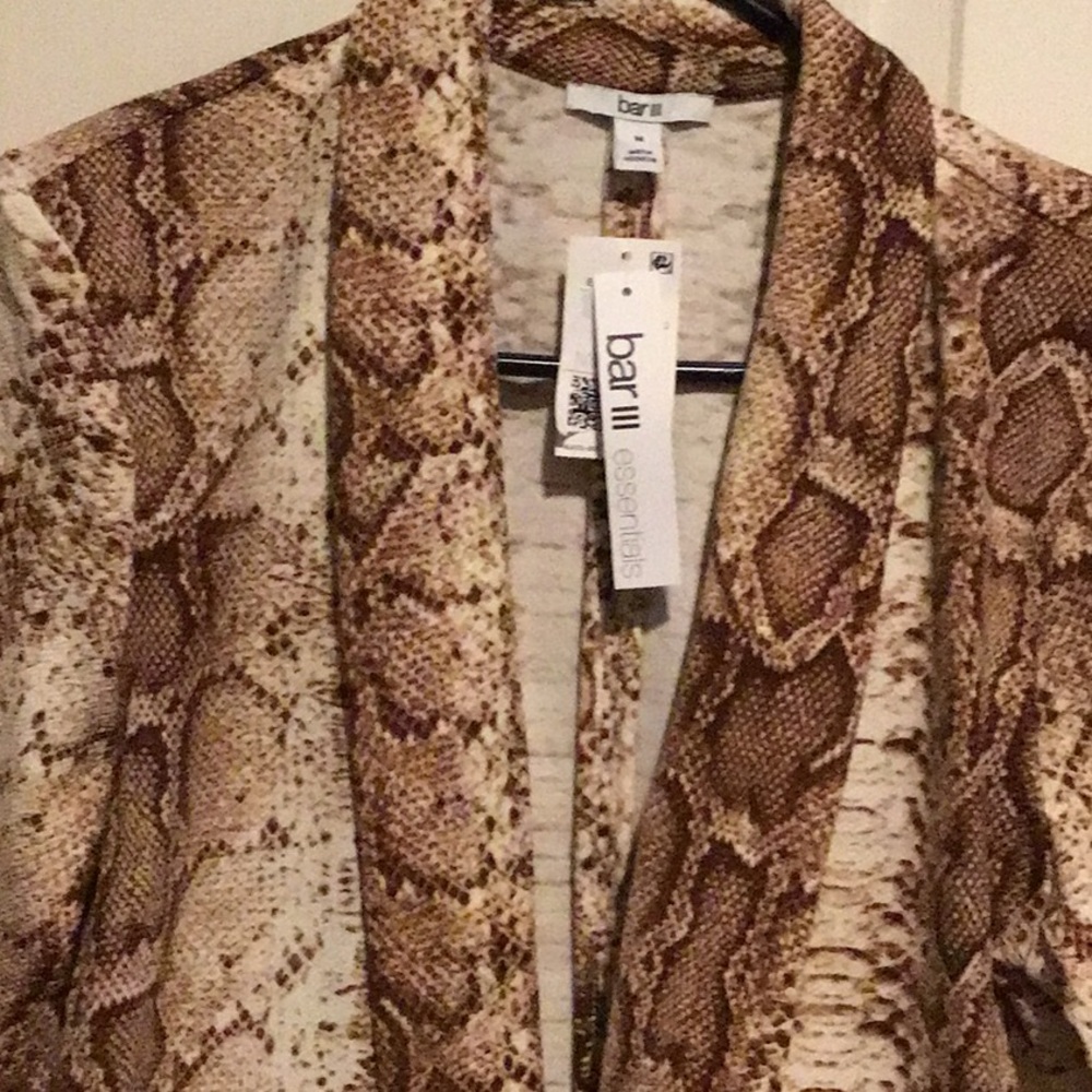 Snakeskin Print Blazer-New with tag